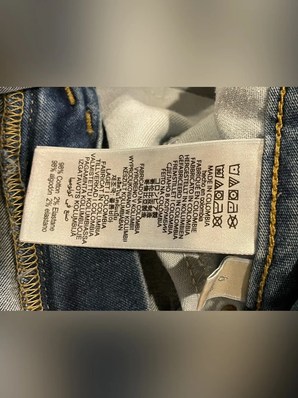 Michael Kors Selma Skinny Jeans Double Flipped Waist Frayed Raw Trim Dark Wash